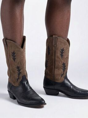 Dan Post men’s cowboy rodeo horse boots sz 10.5